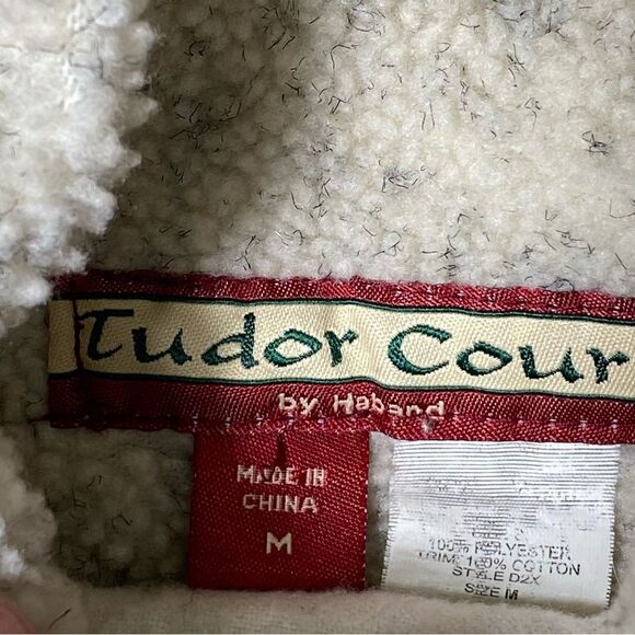 Vintage Tudor Court Button Front Speckled Fleece Jacket/Shacket Women's Size Med - Picture 5 of 16